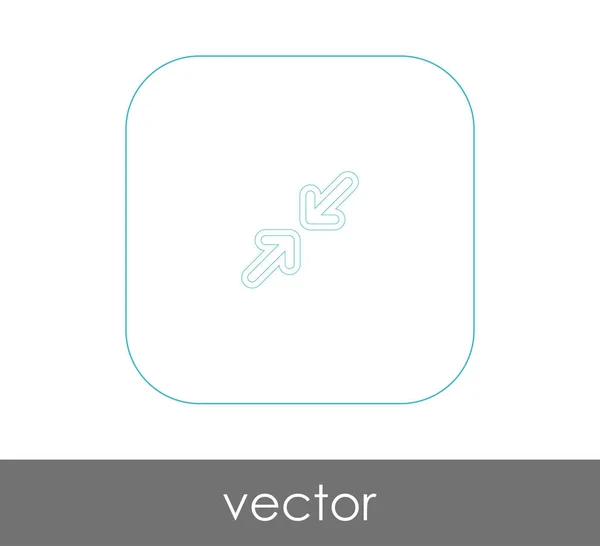 Diseño Ilustración Vectorial Del Icono Flecha — Vector de stock