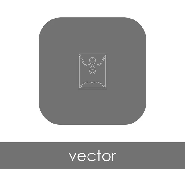 Vector Illustration Design Folder Icon — Stock Vector