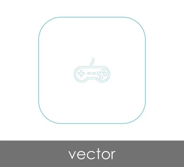 Joystick Ikon Logó Vektoros Illusztráció — Stock Vector