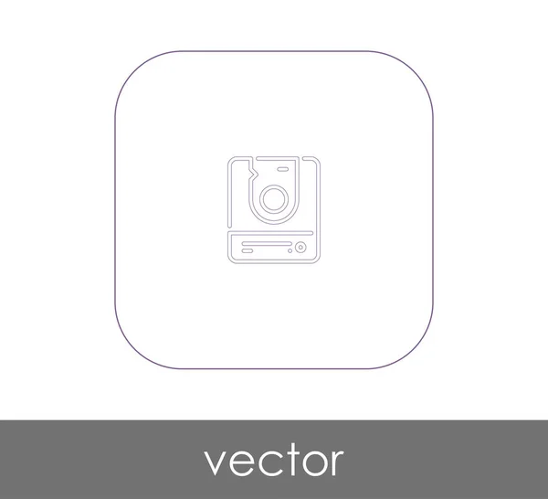 Vektor Illustration Design Der Festplatte Symbol — Stockvektor
