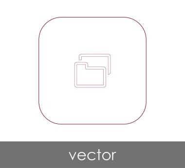 vektör çizim tasarım Klasör simgesinin