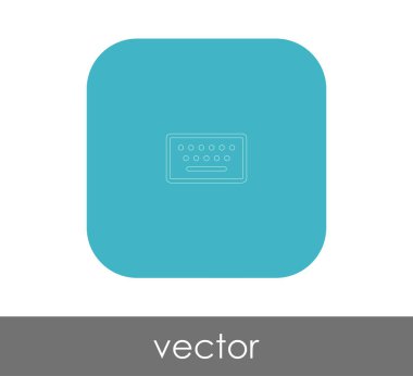 vektör çizim tasarım klavye simgesi