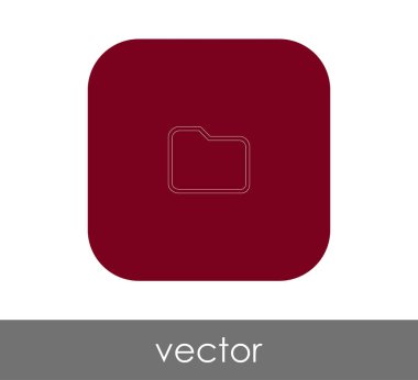 vektör çizim tasarım Klasör simgesinin