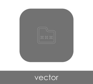 vektör çizim tasarım Klasör simgesinin