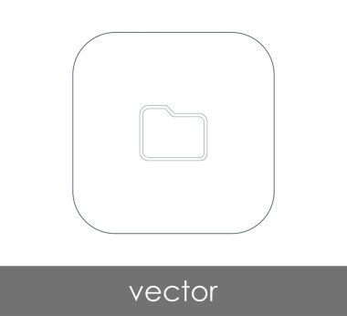 vektör çizim tasarım Klasör simgesinin