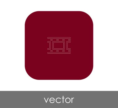 Film işareti simgesi, vektör çizim