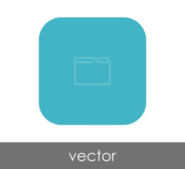 vektör çizim tasarım Klasör simgesinin