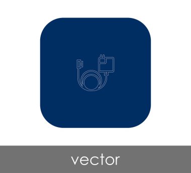 vektör çizim tasarım şarj cihazı simgesinin