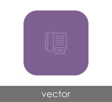 Faks makinesi simgesi