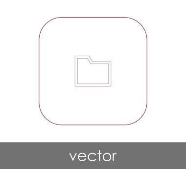 vektör çizim tasarım Klasör simgesinin