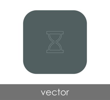 web tasarım ve uygulamalar için kum saati simgesi