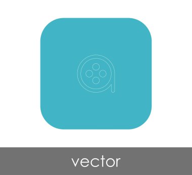 Film işareti simgesi, vektör çizim