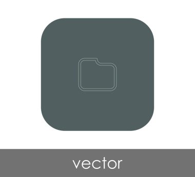 vektör çizim tasarım Klasör simgesinin