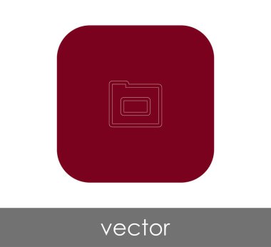 vektör çizim tasarım Klasör simgesinin