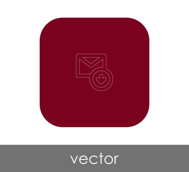 güvenli e-posta kutsal kişilerin resmi, vektör çizim