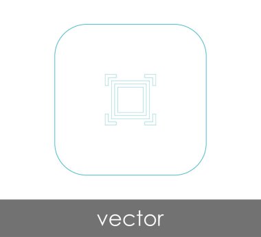 vektör çizim tasarım kamera odak simgesinin