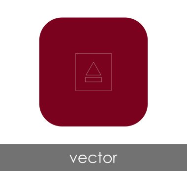 vektör çizim tasarımını çıkarma simgesini