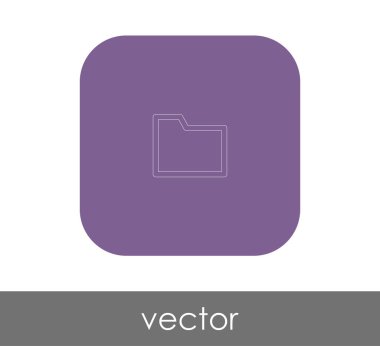 vektör çizim tasarım Klasör simgesinin