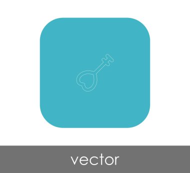 web tasarım ve uygulamalar için anahtar simgesi