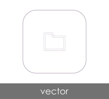 vektör çizim tasarım Klasör simgesinin