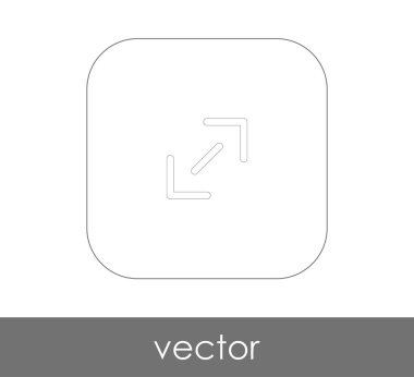 okları simge vektör Illustration. Logo