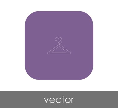 vektör çizim tasarım askı simgesinin