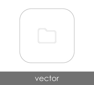 vektör çizim tasarım Klasör simgesinin