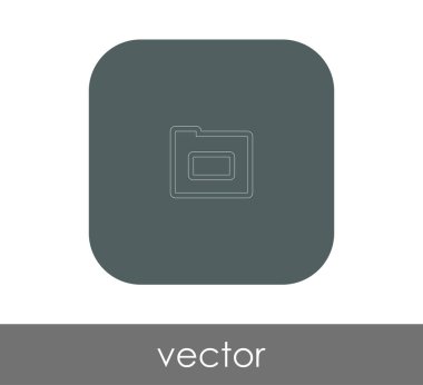 vektör çizim tasarım Klasör simgesinin