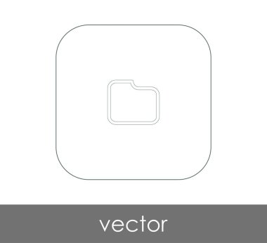 vektör çizim tasarım Klasör simgesinin