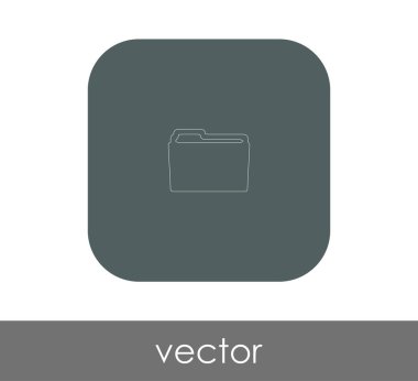 vektör çizim tasarım Klasör simgesinin