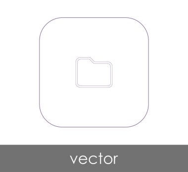 vektör çizim tasarım Klasör simgesinin