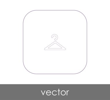 vektör çizim tasarım askı simgesinin