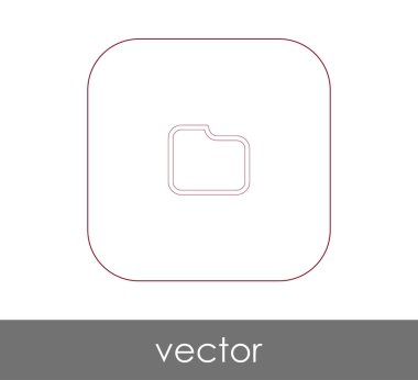 vektör çizim tasarım Klasör simgesinin