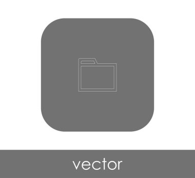 vektör çizim tasarım Klasör simgesinin