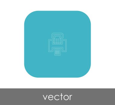 Faks makinesi simgesi