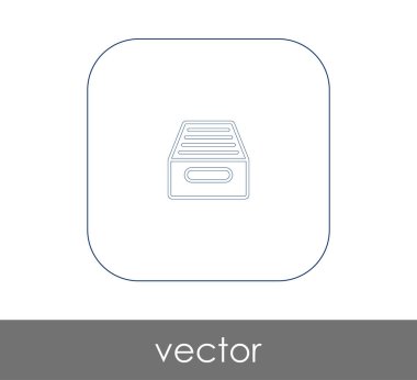 web tasarım ve uygulamalar için arşiv simge