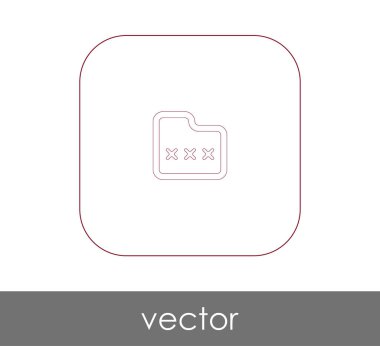 vektör çizim tasarım Klasör simgesinin