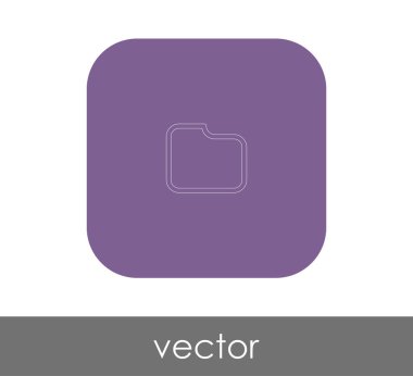 vektör çizim tasarım Klasör simgesinin
