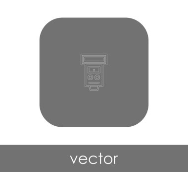 kamera flaş simgesi, vektör çizim 