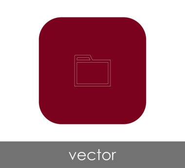 vektör çizim tasarım Klasör simgesinin