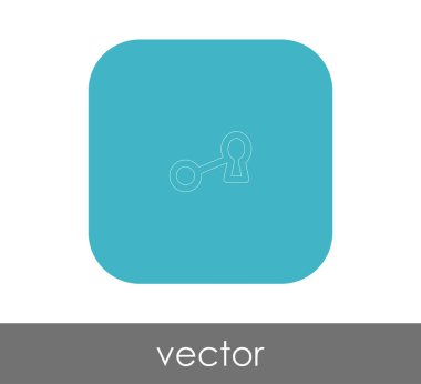 web tasarım ve uygulamalar için anahtar simgesi