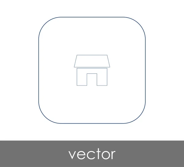 Ícone web Home — Vetor de Stock