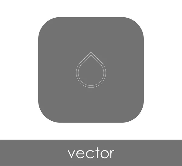 Drop Symbol Vektor Illustration Logo — Stockvektor