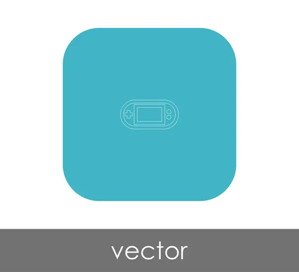 Joystick icono plano — Vector de stock