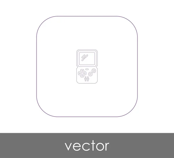 Joystick icono plano — Vector de stock