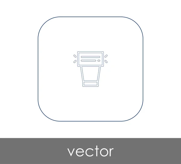 Kamera Blitz Symbol Vektorillustration — Stockvektor