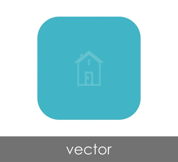 Ícone web Home — Vetor de Stock