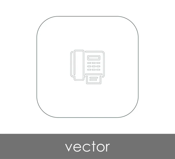 Icono máquina de fax — Vector de stock