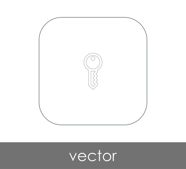 Vektor Illustration Design Des Schlüsselsymbols — Stockvektor