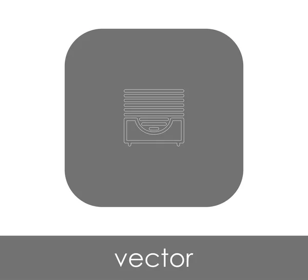 Icono Signo Información Para Diseño Web Aplicaciones — Vector de stock